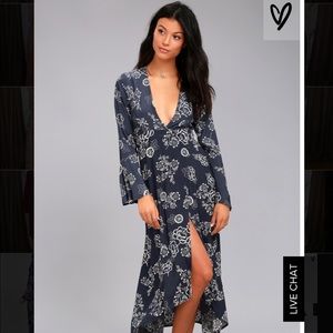 Like New!  Faithful the Brand Wrap Maxi Dress